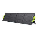 FOSSIBOT SP200 - Panneau solaire pliable 200 W, IP67 (noir) : panneau SP200 deplie en quatre segments