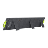 FOSSIBOT SP200 - Panneau solaire pliable 200 W, IP67 (noir) : panneau SP200 replie avec sa poignee