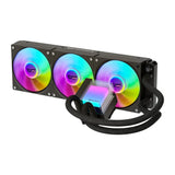 DarkFlash CB360 - Watercooling AIO pour processeur, ARGB (noir) : waterblock panoramique eclaire en ARGB