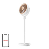 SwitchBot W3800520 - Ventilateur colonne sans fil 24 000 mAh : ventilateur colonne sans fil de face