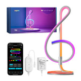 Lepro TB2 - Lampe de bureau connectée RGBIC 152 LED : lampe installée sur un poste de jeu