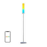 Lepro O1 - Lampadaire connecté RGBCW 2300 lm : lampadaire allumé dans un salon