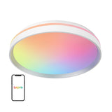 Lepro T1 - Plafonnier connecté RGB+CCT 1800 lm IP44 : plafonnier rond installé au plafond