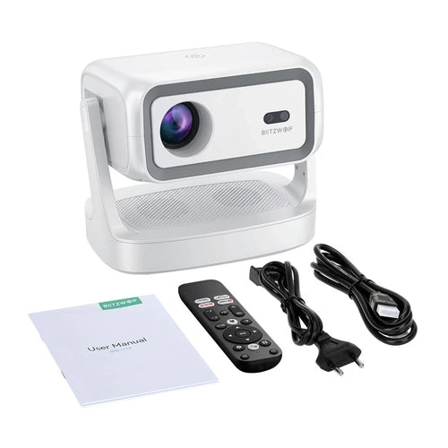 BlitzWolf BW-V12 - Vidéoprojecteur Full HD sous Google TV : vidéoprojecteur BlitzWolf BW-V12 vu de face