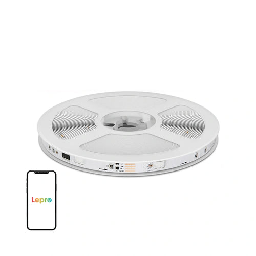 Lepro - Ruban LED RGBIC connecté de 20 m, Wi-Fi et Bluetooth