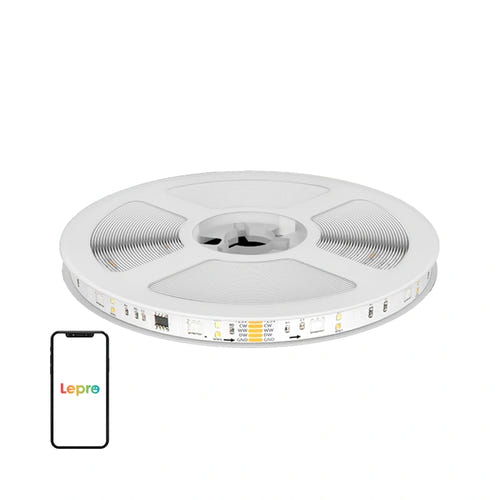 Lepro - Ruban LED RGBIC connecté de 10 m, 2400 lm, 2700-5700 K