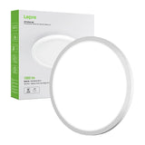 Lepro 1500038 - Plafonnier LED 18 W, 1800 lm, 5000 K, IP44 : profil plat de 2,6 cm au plafond