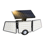 Lepro WL4000 - Lampe solaire à détecteur de mouvement 1000 lm, IP65 : panneaux lumineux orientables du luminaire