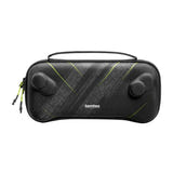 Tomtoc FancyCase-G02 - Étui slim pour ROG Ally et ROG Xbox Ally X (noir) : étui Tomtoc FancyCase-G02 noir posé près d'une console portable