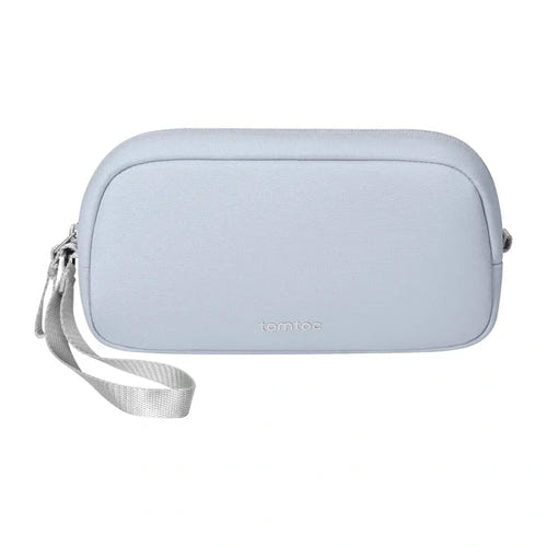 Tomtoc Light-T12 - Trousse de rangement 1 L pour téléphone (bleue) : bandes élastiques de maintien des câbles