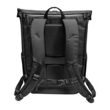 Tomtoc Navigator-T61 - Sac à dos roll-top 25-30 L pour portable 17,3 pouces : sac fixé sur la poignée d'une valise