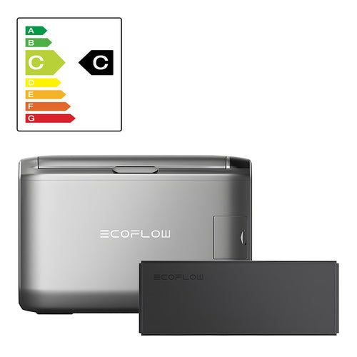 EcoFlow Glacier Classic 45 L - Réfrigérateur-congélateur portable avec batterie 298 Wh : réfrigérateur portable EcoFlow Glacier Classic 45 L