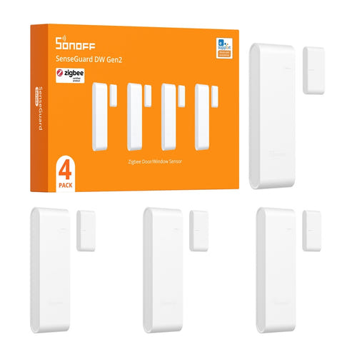 Sonoff SNZB-04PR2 - Capteur porte et fenêtre Zigbee (lot de 4) (vue 2)