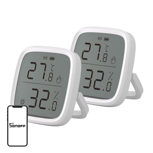 Sonoff SNZB-02D - Capteur température et humidité avec écran (lot de 2) (vue 1)