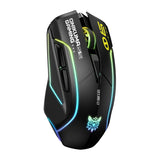 ONIKUMA DM06 - Souris gaming 3 modes, 12 800 DPI et RGB : port USB-C de charge à l'avant
