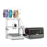 Anycubic Kobra X Combo - Imprimante 3D FDM 600 mm/s avec ACE 2 Pro : bobines de filament chargées dans l'ACE 2 Pro