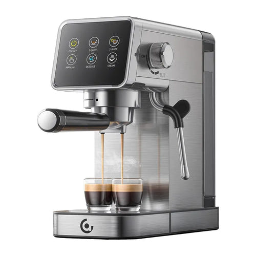 AMZCHEF CE-AZ-EM1507-SV - Machine à expresso à porte-filtre 20 bars - visuel 1