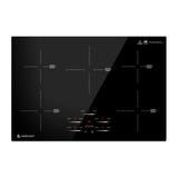 AMZCHEF CE-FS-I95S-GFFDD0 - Plaque induction 5 zones 9500 W, largeur 77 cm