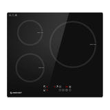 AMZCHEF CE-T-74IB3xyzf-CS - Plaque induction 3 zones, grand foyer 28 cm