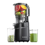 AMZCHEF SJ-036CBK - Extracteur de jus 250 W à alimentation automatique noir : accessoires fournis