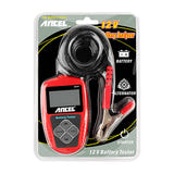 ANCEL BA101 - Testeur de batterie 8-30 V avec impression des résultats : câble USB liaison ordinateur