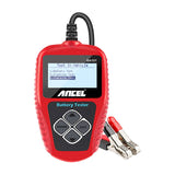 ANCEL BA101 - Testeur de batterie 8-30 V avec impression des résultats : pinces crocodile de mesure