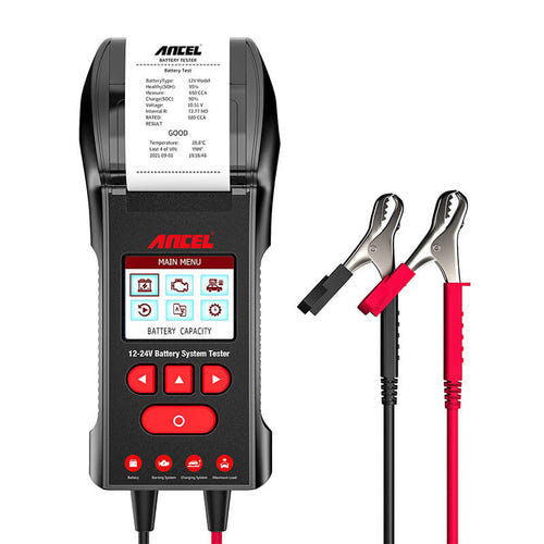 Ancel BST600 - Testeur de batterie auto avec imprimante