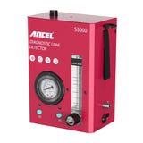 ANCEL S3000 - Détecteur de fuites fumigène 2 modes avec manomètre et débitmètre : adaptateurs et tuyau livrés