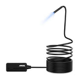 Ancel W655 - Caméra d'inspection Wi-Fi 1080p, câble de 5 m : contrôle moteur endoscope