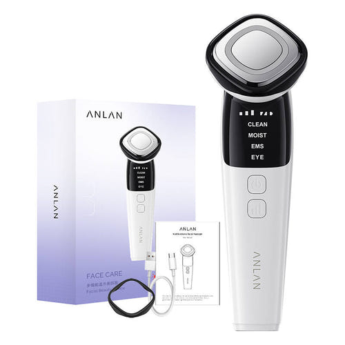 ANLAN 01-ADRY32-02A - Appareil de soin du visage 4 modes à écran LCD