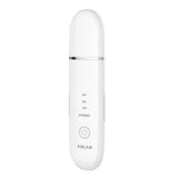ANLAN ALCPJ07-02 blanc - Appareil de soin du visage à ultrasons 4 modes : spatule inox de l'appareil de soin