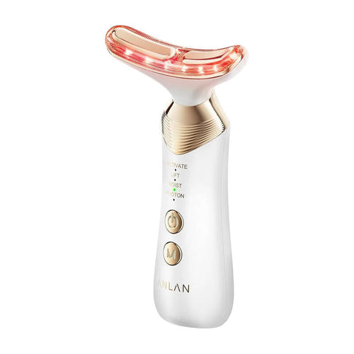 ANLAN 09-AMJY42-02A - Masseur visage et cou EMS à 5 lumières LED
