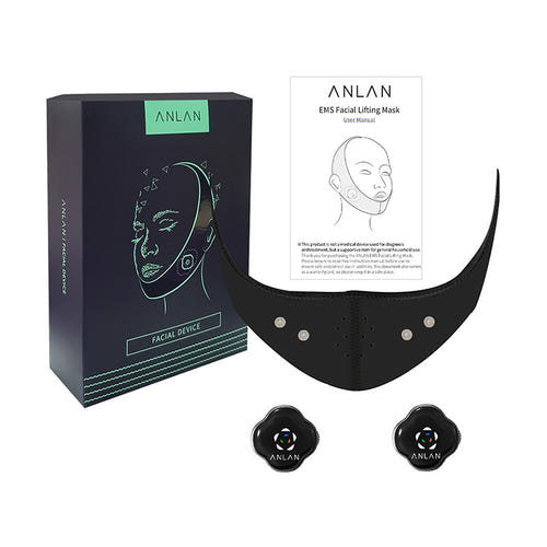 ANLAN 01-ASLY41-001 - Bandeau de massage EMS sans fil pour le visage
