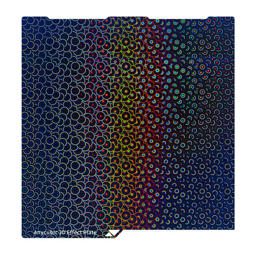 ANYCUBIC - Plateau double face effet Phantom et sphère pour Kobra 3 / 3 Combo / 3 V2 / 3 V2 Combo : texture impression 3D
