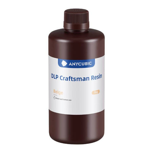 ANYCUBIC Craftsman - Résine 3D DLP nano-céramique 365-405 nm, beige : figurine détaillée résine beige