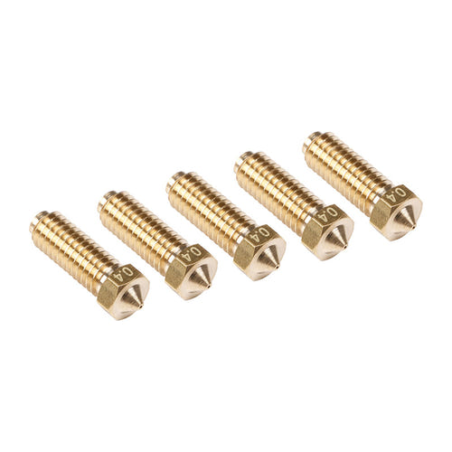ANYCUBIC - Lot de 5 buses laiton 0,4 mm pour imprimantes série Kobra 2 : buse 0,4 mm série Kobra