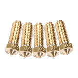 ANYCUBIC - Lot de 5 buses laiton 0,4 mm pour imprimantes série Kobra 2 : rechange extrusion imprimante 3D