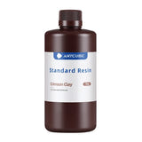 ANYCUBIC Standard Resin rouge argile - résine 3D 1 kg : flacon résine 3D anycubic standard