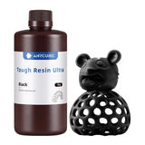 ANYCUBIC Tough Resin Ultra noire - résine 3D souple 1 kg : flacon tough resin ultra noire