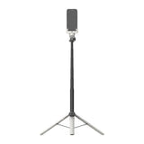 AOCHUAN Smart M3 Pro - Stabilisateur perche trépied pour smartphone avec suivi IA (blanc) : selfie duo