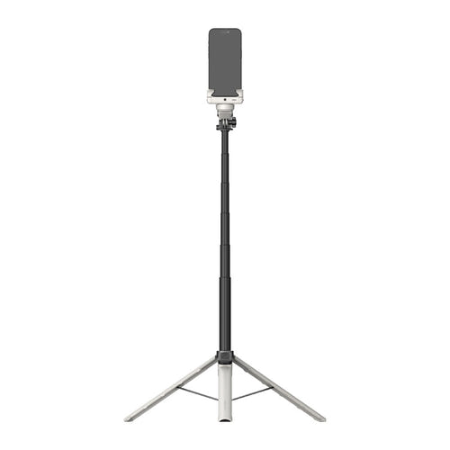 AOCHUAN Smart M3 Pro - Stabilisateur perche trépied pour smartphone avec suivi IA (blanc) : selfie duo