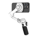AOCHUAN P2 - Stabilisateur 3 axes magnétique MagSafe pour smartphone (blanc) : module IA