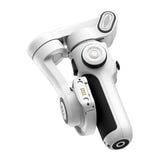 AOCHUAN P2 - Stabilisateur 3 axes magnétique MagSafe pour smartphone (blanc) : tournage salle