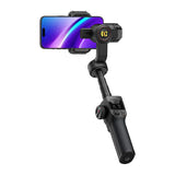 AOCHUAN S3 - Stabilisateur 3 axes avec double caméra IA pour smartphone (noir) : module caméra
