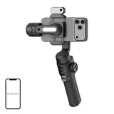 AOCHUAN S3 - Stabilisateur 3 axes avec double caméra IA pour smartphone (noir)