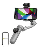 AOCHUAN X Pro AI - Stabilisateur 3 axes avec capteur IA pour smartphone (gris)