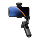 AOCHUAN X Pro AI - Stabilisateur 3 axes avec capteur IA pour smartphone (noir) : plié