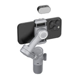 AOCHUAN X Pro RGB - Stabilisateur 3 axes avec lampe RGB pour smartphone (gris) : plié