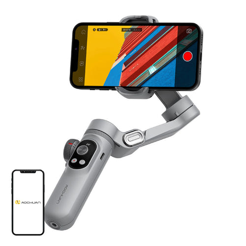 AOCHUAN X Pro Standard - Stabilisateur 3 axes pour smartphone (gris)