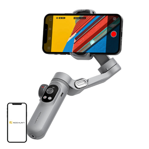 AOCHUAN X Pro Standard - Stabilisateur 3 axes pour smartphone (gris)